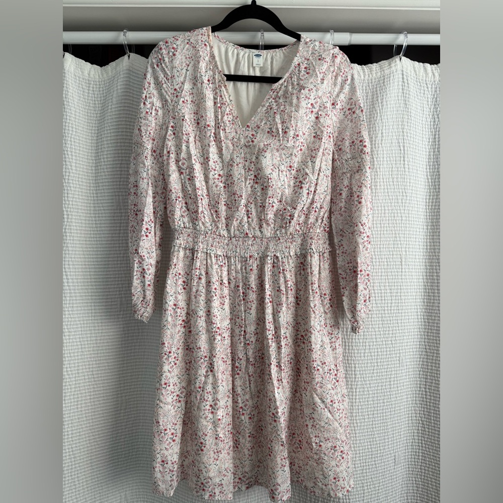 Old Navy Pink Sequin Tiered Sundress